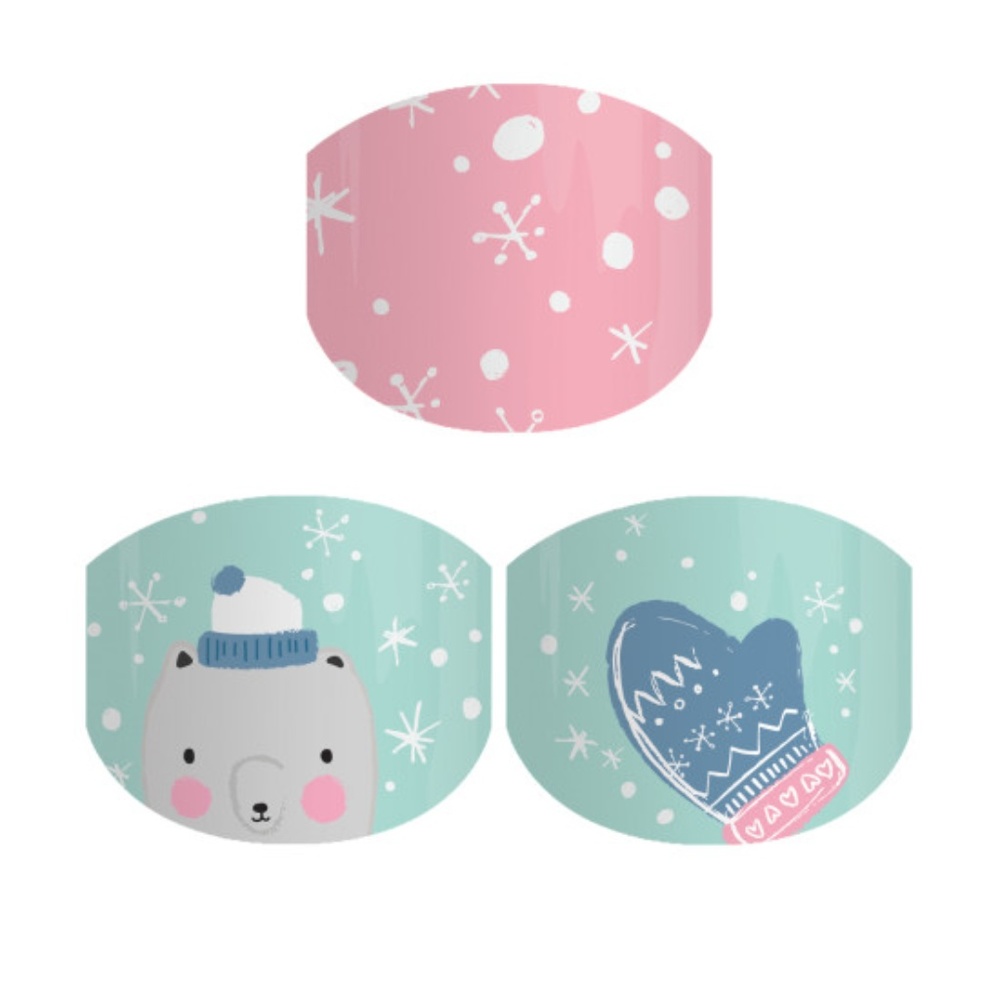 Jamberry Nail Wraps Snowflake Snuggles